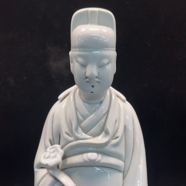 古玩陶瓷德化窯觀塑像拍賣，當前價格800元