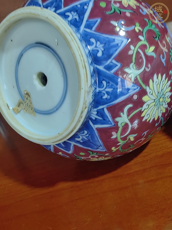 古玩陶瓷青花加彩花鳥紋葫蘆瓶真品鑒賞圖