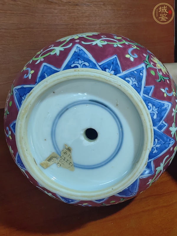 古玩陶瓷青花加彩花鳥紋葫蘆瓶真品鑒賞圖