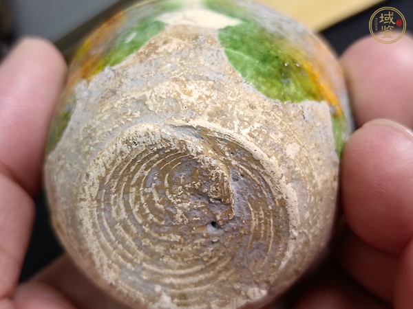 古玩陶瓷三彩杯真品鑒賞圖