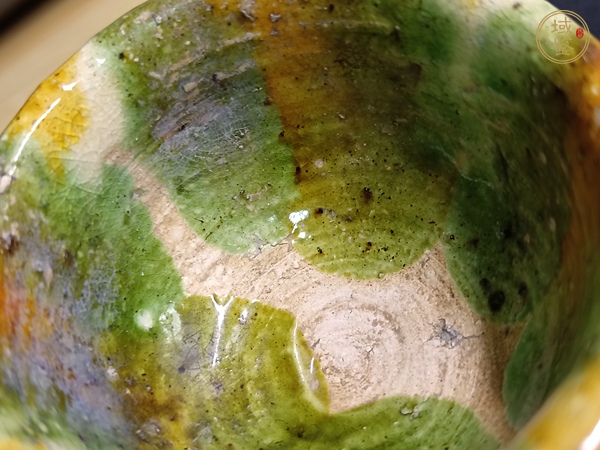 古玩陶瓷三彩杯真品鑒賞圖