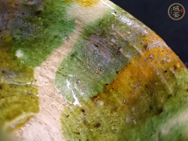 古玩陶瓷三彩杯真品鑒賞圖