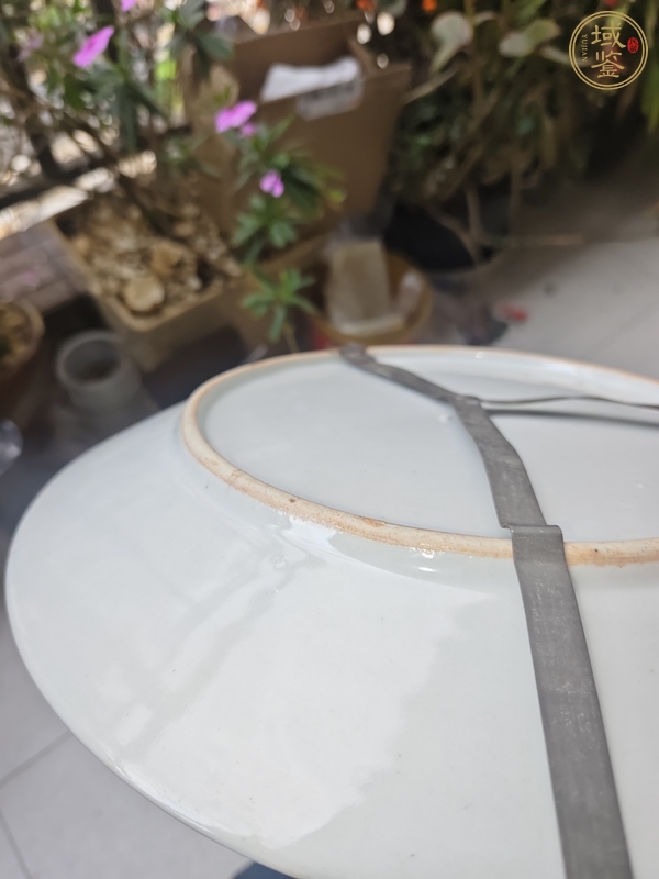 古玩陶瓷創(chuàng)匯時(shí)期粉彩掛盤真品鑒賞圖