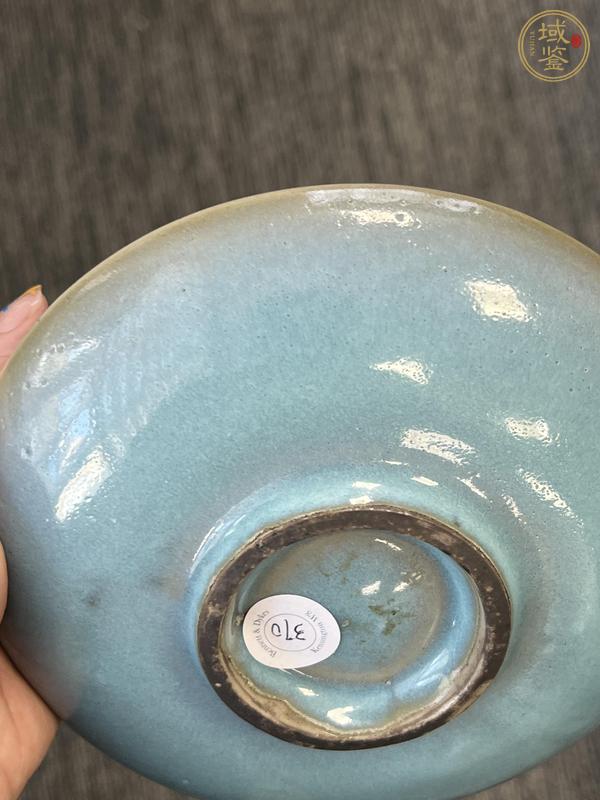 古玩陶瓷鈞窯盤真品鑒賞圖