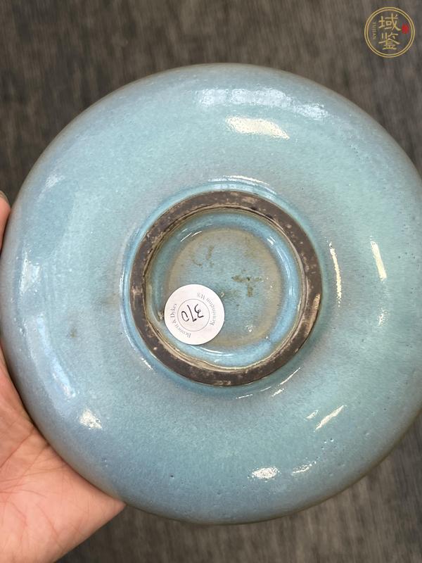 古玩陶瓷鈞窯盤真品鑒賞圖