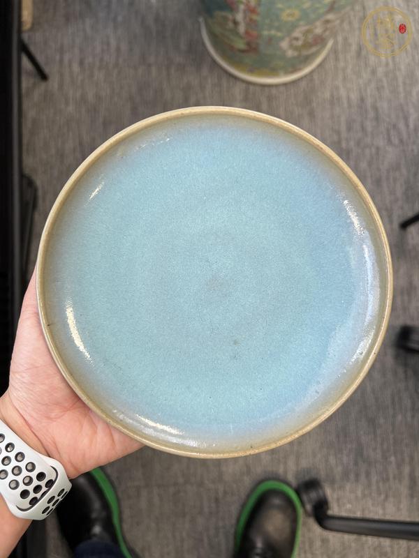 古玩陶瓷鈞窯盤真品鑒賞圖