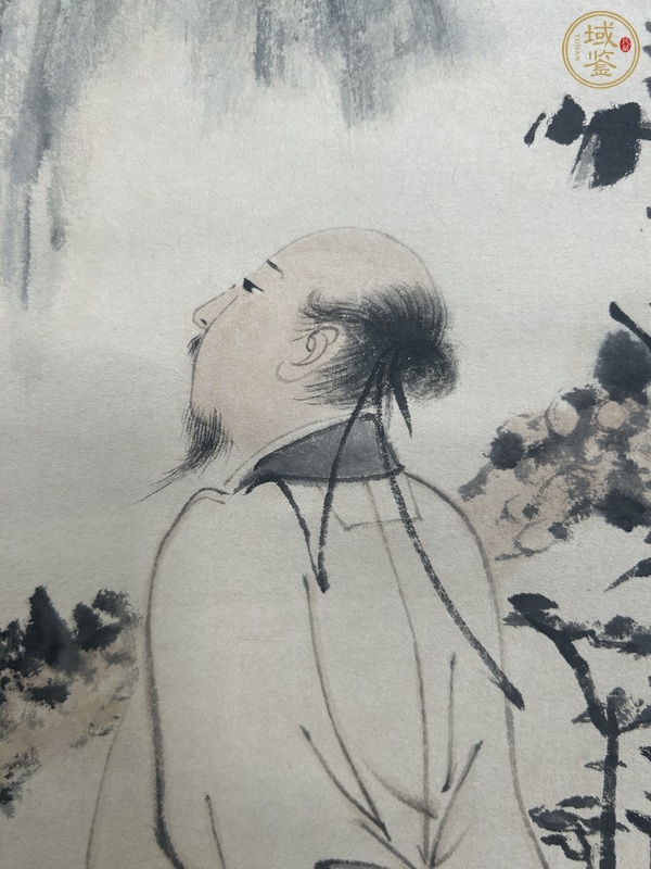 古玩字畫高士圖真品鑒賞圖