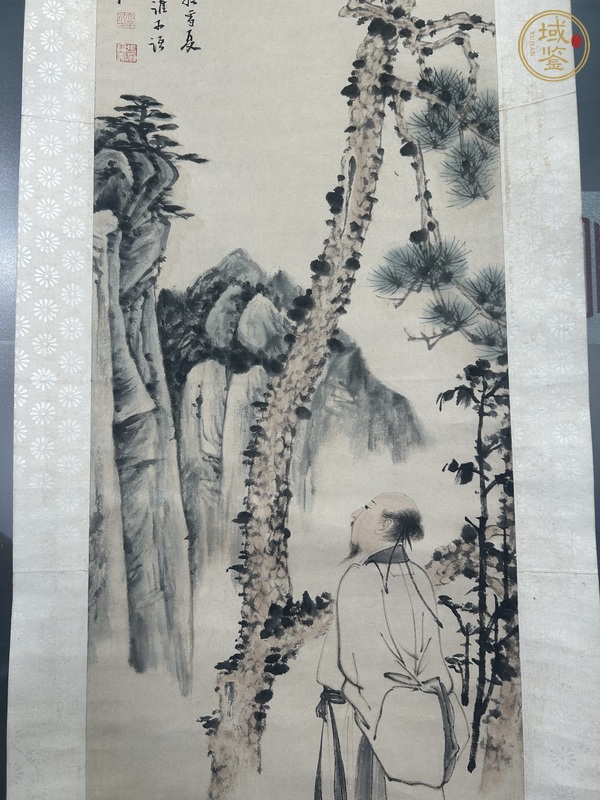 古玩字畫高士圖真品鑒賞圖