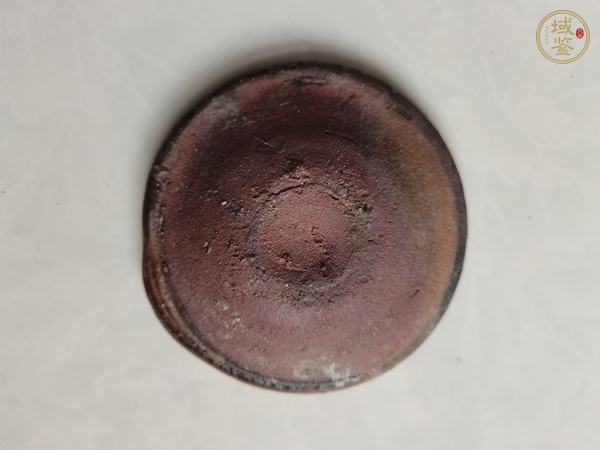 古玩陶瓷宣州窯醬釉燈盞真品鑒賞圖