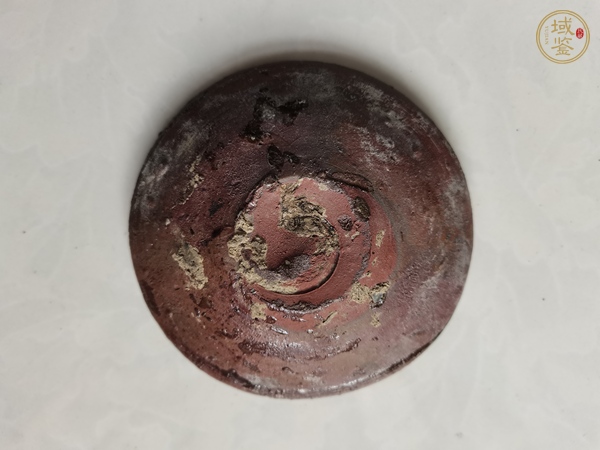 古玩陶瓷宣州窯醬釉燈盞真品鑒賞圖