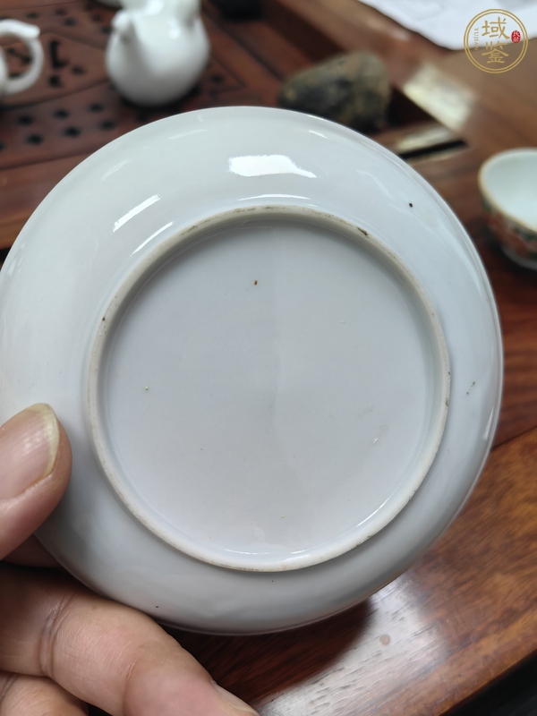 古玩陶瓷廣彩杯碟真品鑒賞圖