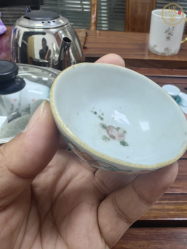 古玩粉彩杯真品鑒賞圖