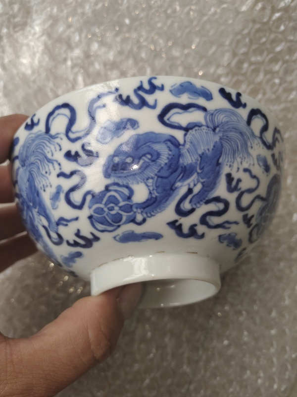 古玩陶瓷青花五世同堂碗拍賣，當(dāng)前價(jià)格6000元