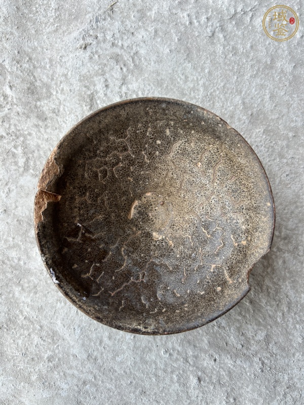 古玩陶瓷建窯龜背盞真品鑒賞圖