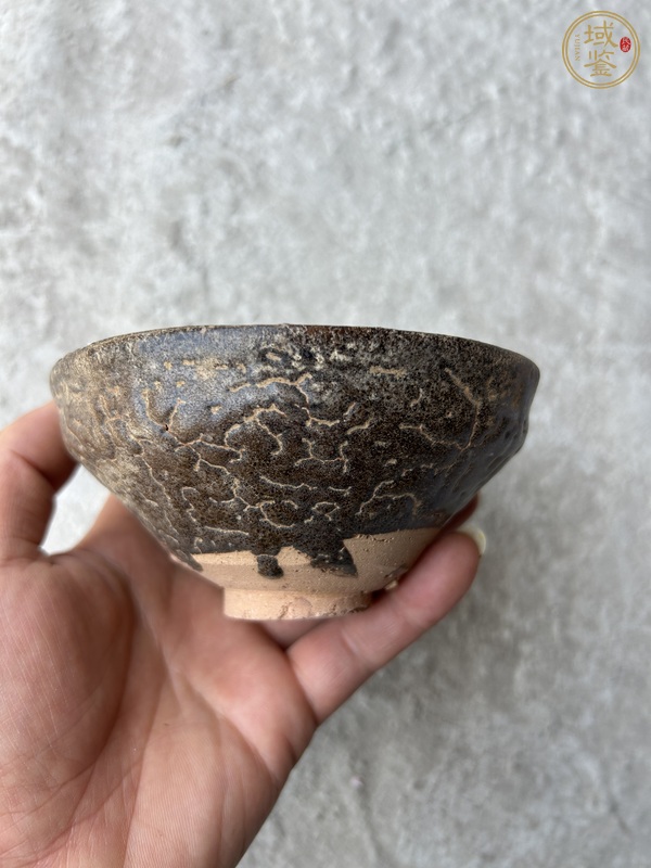 古玩陶瓷建窯龜背盞真品鑒賞圖