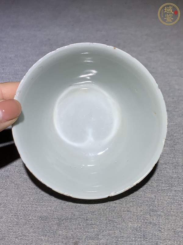 古玩陶瓷青花茶圓真品鑒賞圖