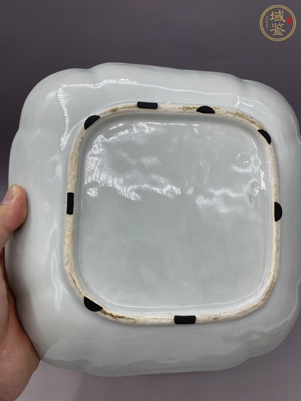 古玩陶瓷廣彩人物故事紋盤真品鑒賞圖