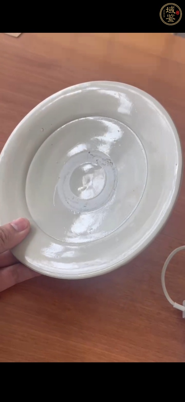 古玩陶瓷白釉洗真品鑒賞圖