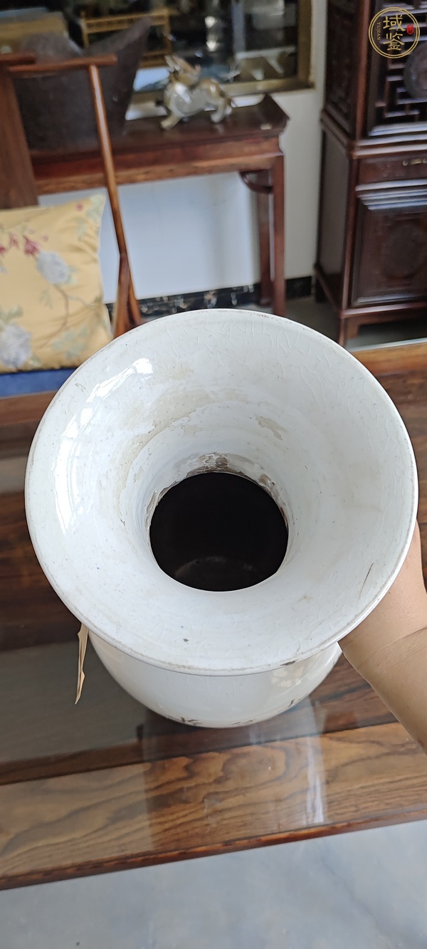 古玩陶瓷松鶴紋瓶真品鑒賞圖