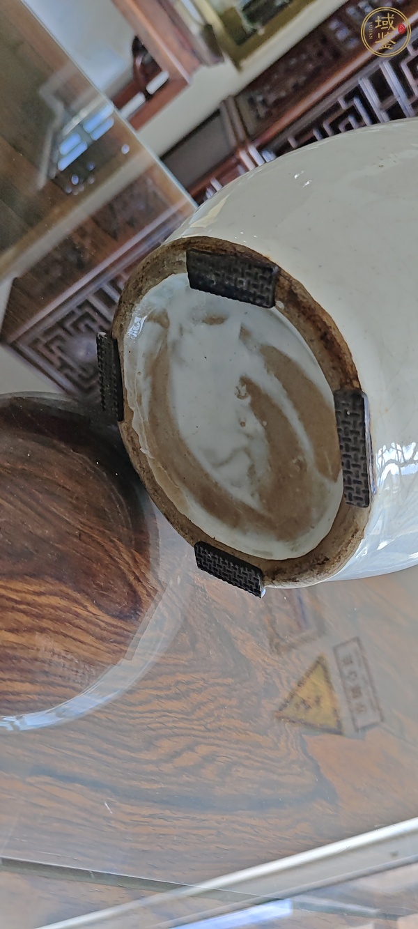 古玩陶瓷松鶴紋瓶真品鑒賞圖