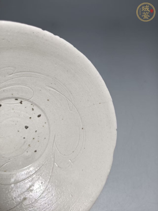 古玩陶瓷青白釉刻花斗笠碗真品鑒賞圖