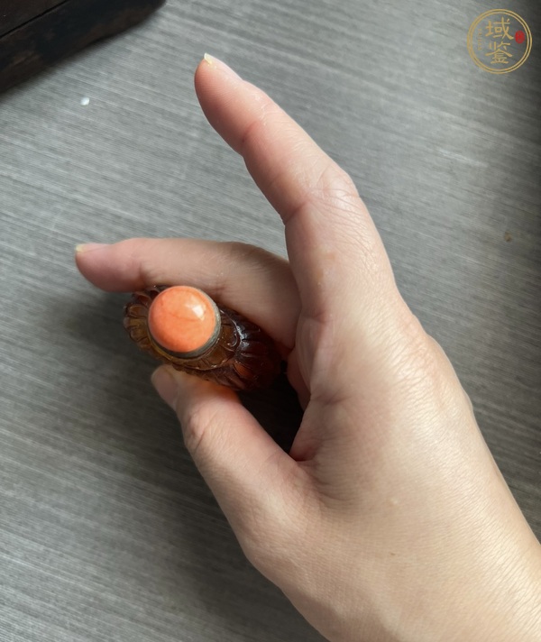 古玩玉器玻璃鼻煙壺真品鑒賞圖
