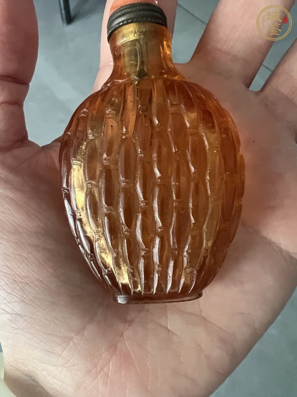古玩玉器玻璃鼻煙壺真品鑒賞圖