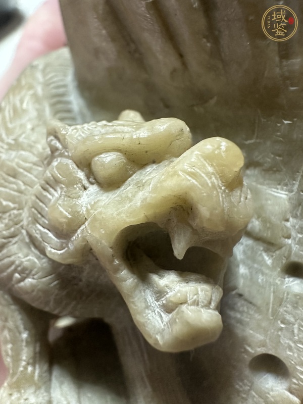古玩壽山石筆桶真品鑒賞圖