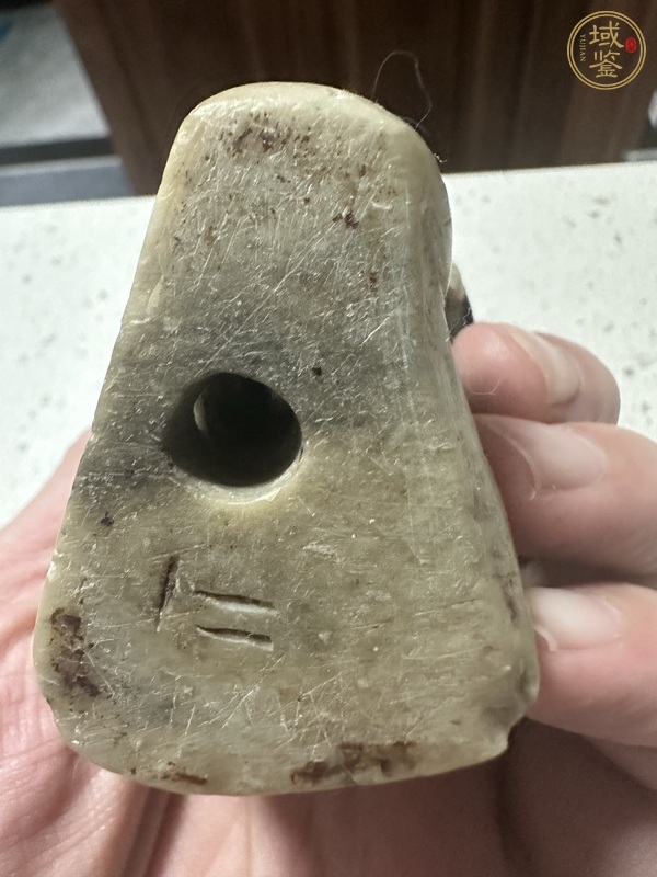 古玩玉器壽山石筆桶真品鑒賞圖
