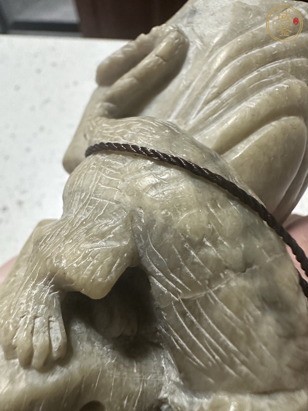 古玩玉器壽山石筆桶真品鑒賞圖