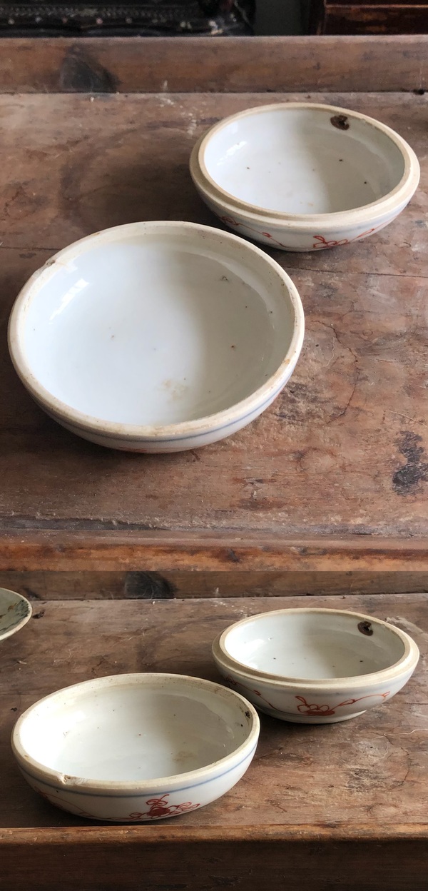 古玩陶瓷清·康熙 青花五彩花卉紋粉盒拍賣，當前價格8000元