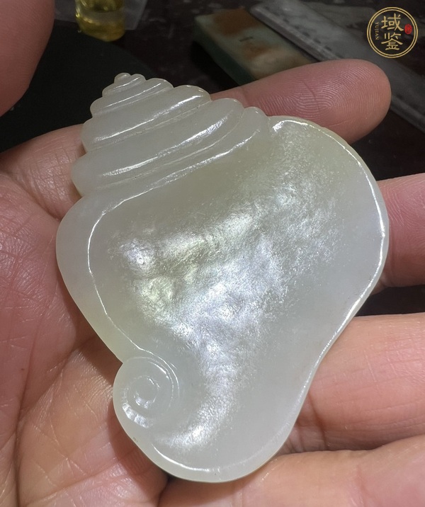 古玩玉器和田玉筆舔真品鑒賞圖