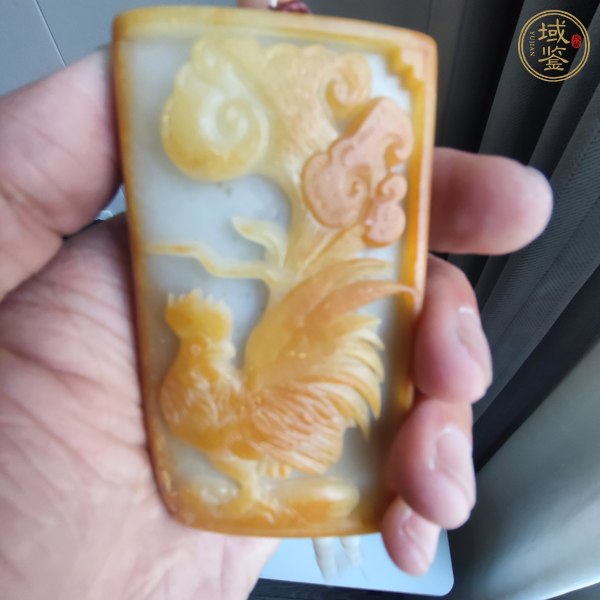 古玩玉器和田玉雕“大吉大利”牌真品鑒賞圖