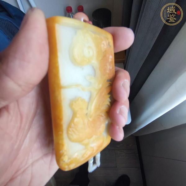 古玩玉器和田玉雕“大吉大利”牌真品鑒賞圖