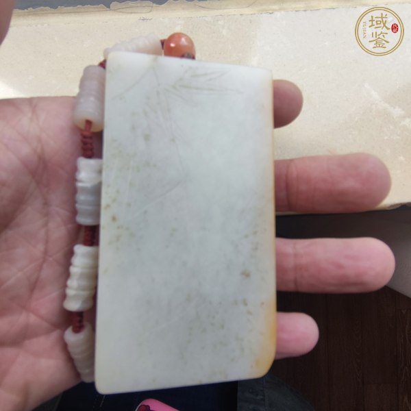 古玩和田玉雕“大吉大利”牌真品鑒賞圖