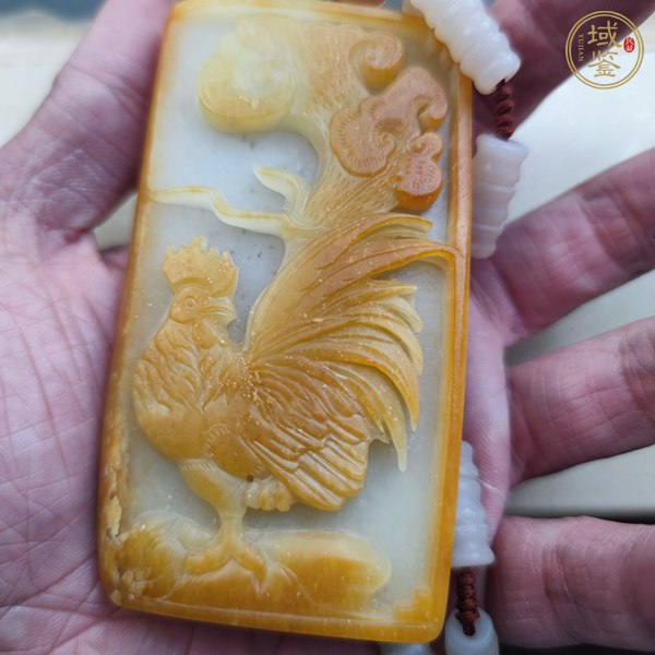 古玩玉器和田玉雕“大吉大利”牌真品鑒賞圖