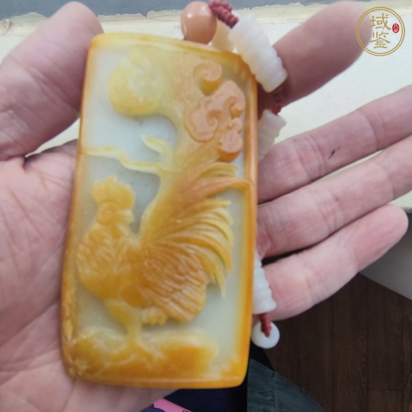 古玩玉器和田玉雕“大吉大利”牌真品鑒賞圖