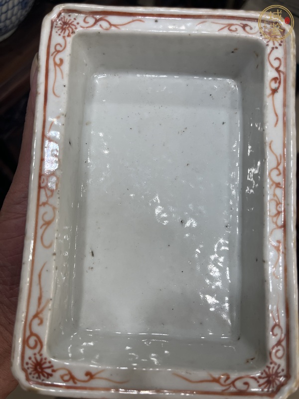 古玩陶瓷晚清粉彩水仙盆真品鑒賞圖