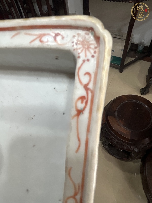 古玩陶瓷晚清粉彩水仙盆真品鑒賞圖