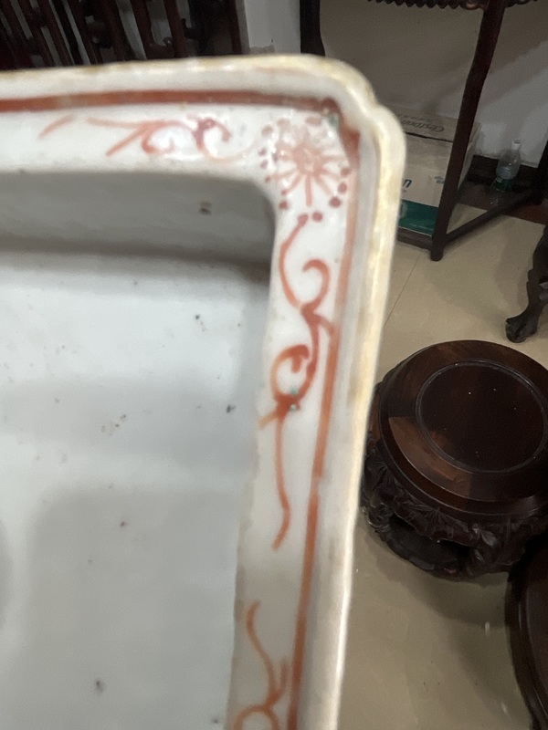 古玩陶瓷晚清粉彩水仙盆拍賣，當(dāng)前價(jià)格8000元