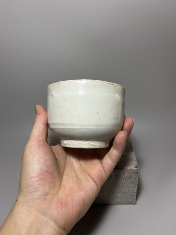 古玩陶瓷青白釉茶碗拍賣,當前價格0元