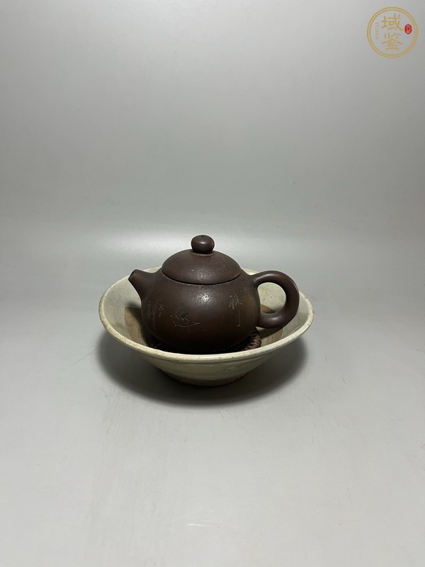 古玩陶瓷青白釉茶碗真品鑒賞圖