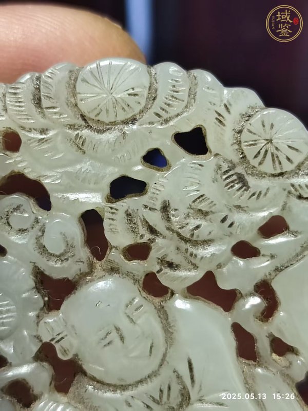古玩玉器和田玉雕“童子佩”真品鑒賞圖