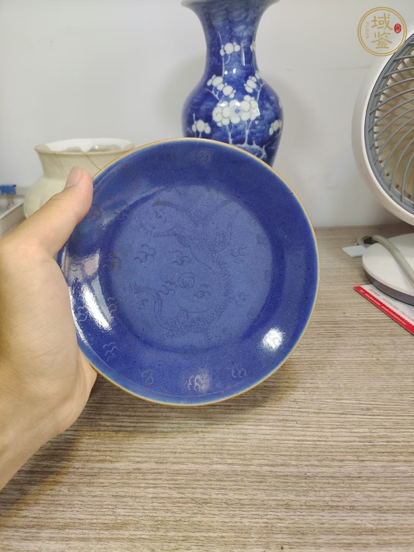 古玩陶瓷盤真品鑒賞圖