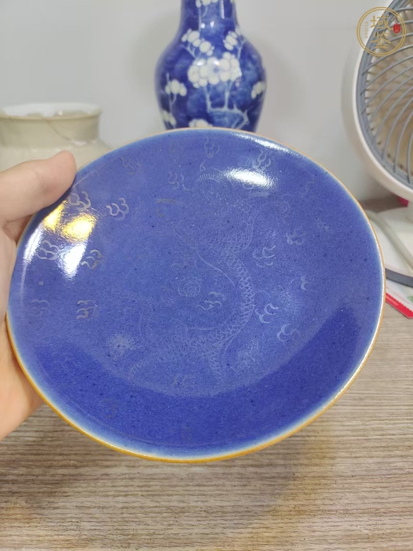 古玩陶瓷盤真品鑒賞圖
