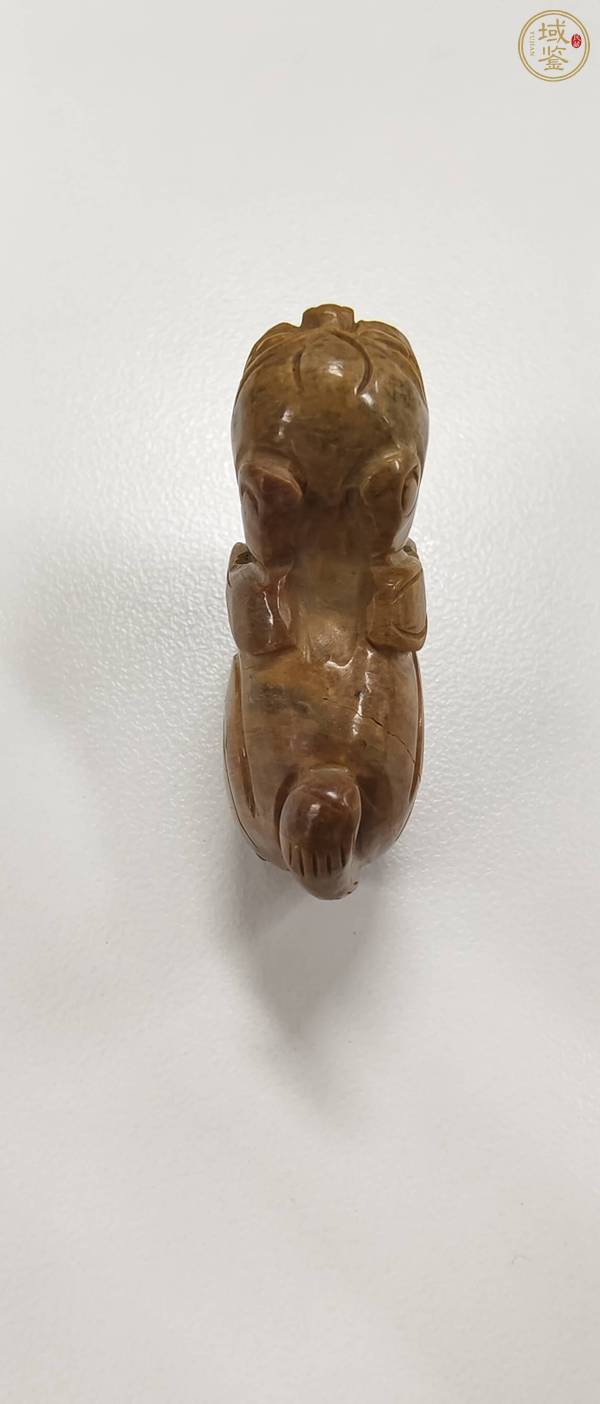 古玩玉器地方玉獸真品鑒賞圖