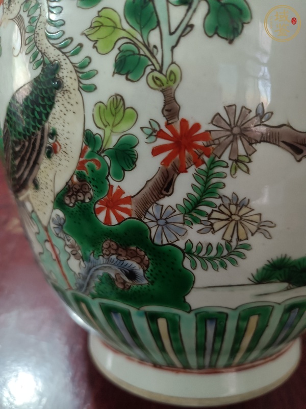 古玩陶瓷五彩瓶真品鑒賞圖