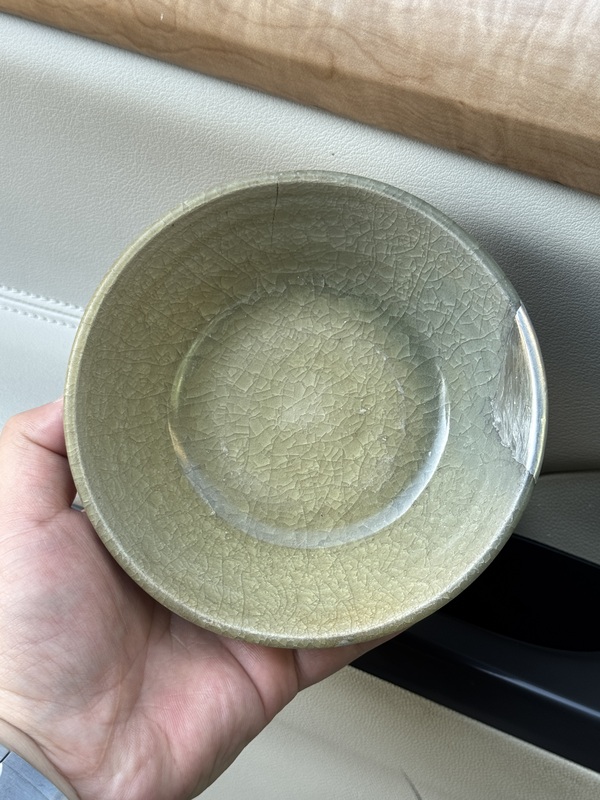 古玩轉賣龍泉青瓷冰片紋直壁洗拍賣，當前價格880元