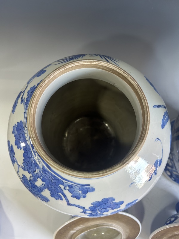 古玩陶瓷清晚·青花四妃十六子將軍罐拍賣，當(dāng)前價格83000元