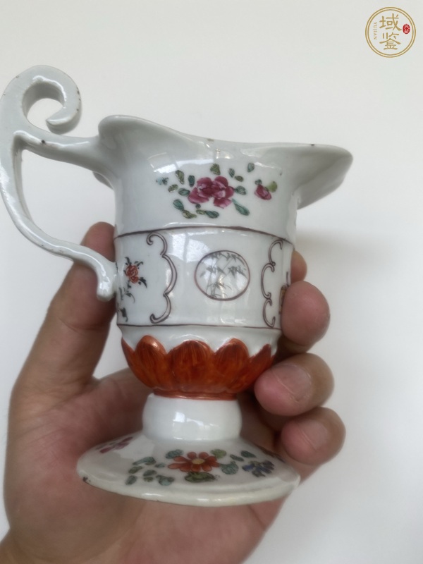 古玩陶瓷人物紋杯真品鑒賞圖